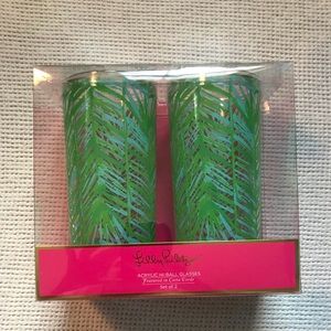NIB Lily Pulitzer Acrylic Glasses